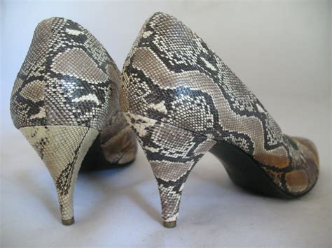 real snakeskin shoes for women